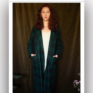 FAUN long plaid jacket